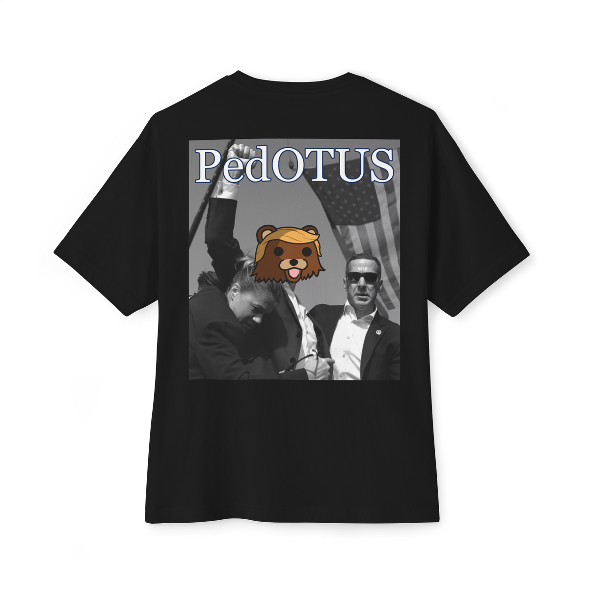 Staged Assassination Unisex Tee - Black and White